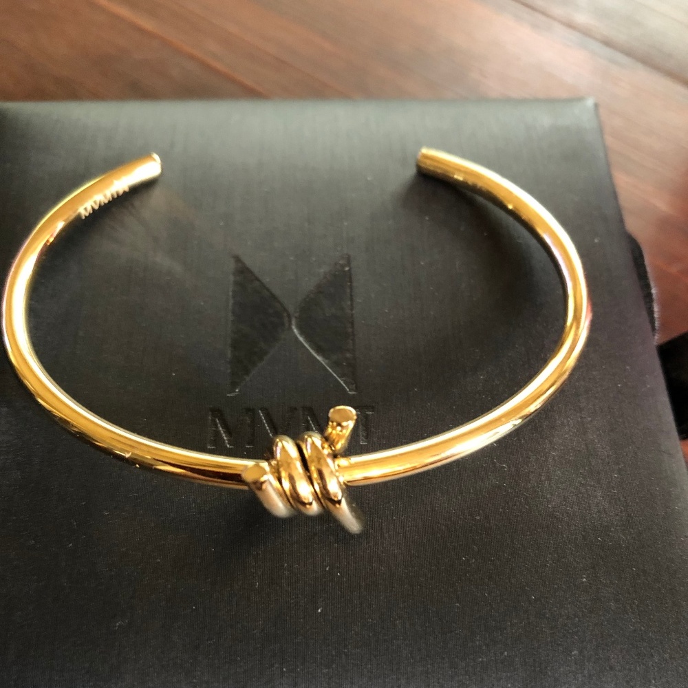 MVMT Single Barbed Cuff Bracelet - gold